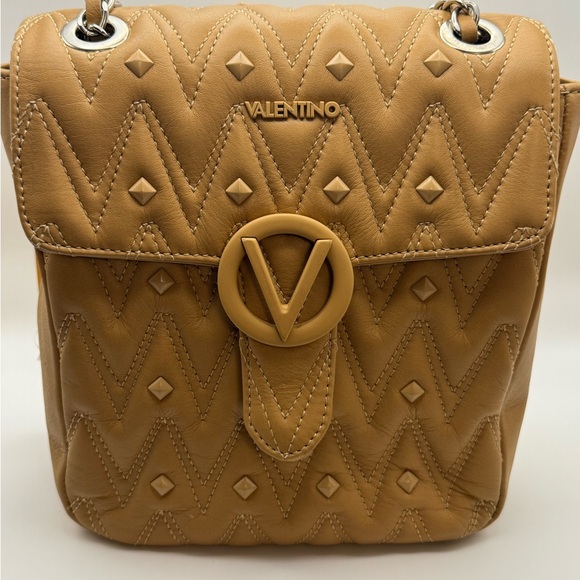 Valentino Handbags - Valentino Tan Quilted Shoulder Bag